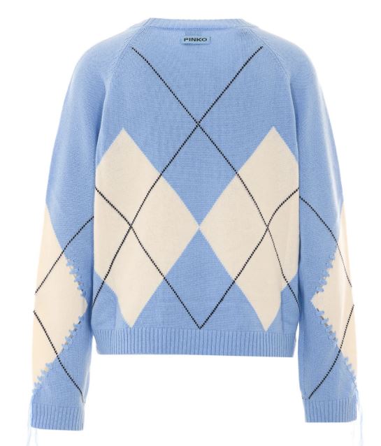 26FW 핑코 스웨터 107377BERNA A3JEEC4 Azzurro - PINKO