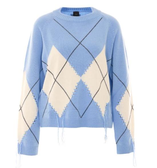 26FW 핑코 스웨터 107377BERNA A3JEEC4 Azzurro