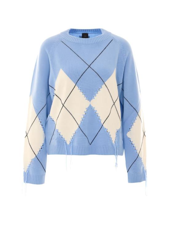26FW 핑코 스웨터 107377BERNA A3JEEC4 Azzurro - PINKO