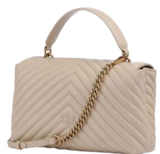 26FW 핑코 토트백 100043LOVELADYPUFF A0GKC50Q Beige - PINKO