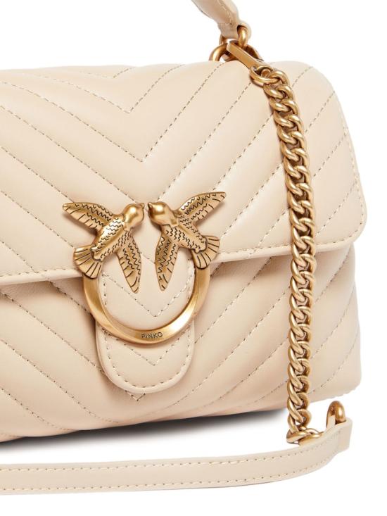 26FW 핑코 토트백 100044LOVELADYPUFFMINI A0GKC50Q Beige - PINKO