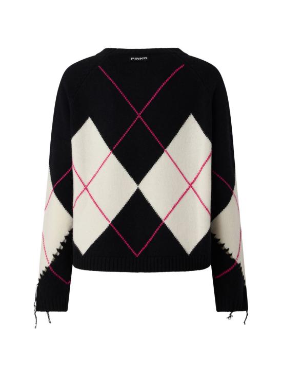 26FW 핑코 스웨터 107377BERNA A3JEZBF Nero - PINKO