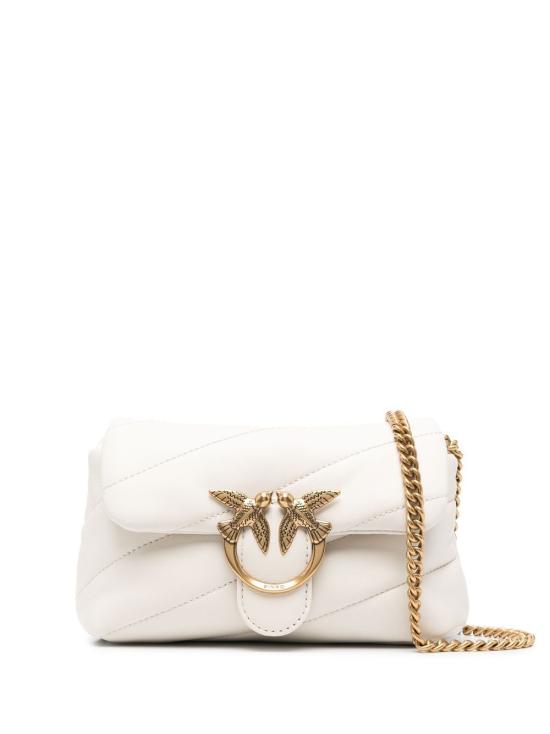 26FW 핑코 크로스백 100040LOVEPUFFBABY A0F2Z14Q Bianco - PINKO