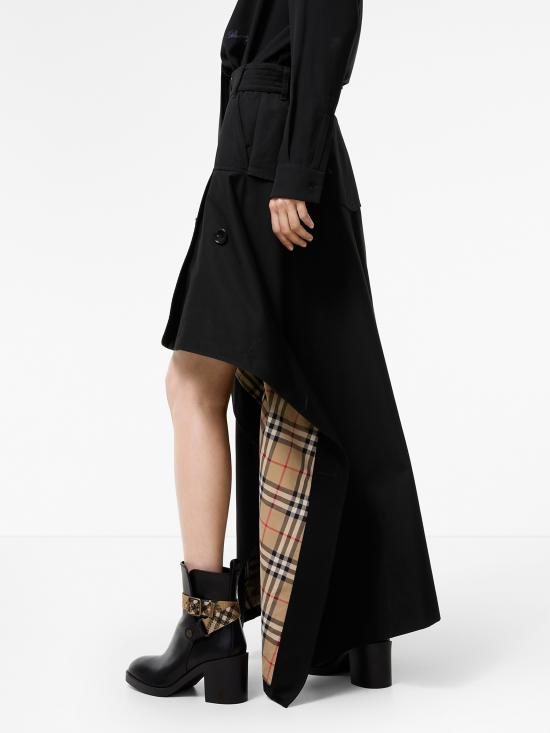 26FW 버버리 미디 스커트 8129543 A1189 Nero - BURBERRY