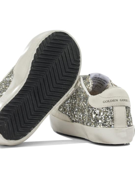 26FW [키즈] 골든구스 스니커즈 GJF00111F00531465195 Silver - GOLDEN GOOSE