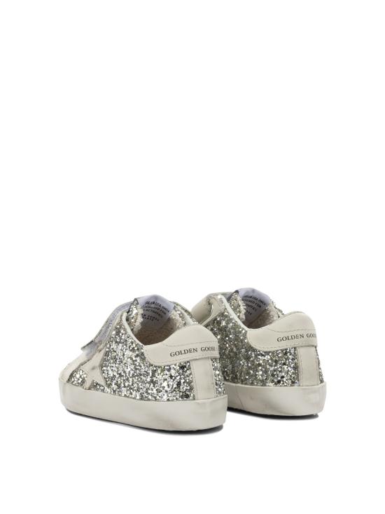 26FW [키즈] 골든구스 스니커즈 GJF00111F00531465195 Silver - GOLDEN GOOSE