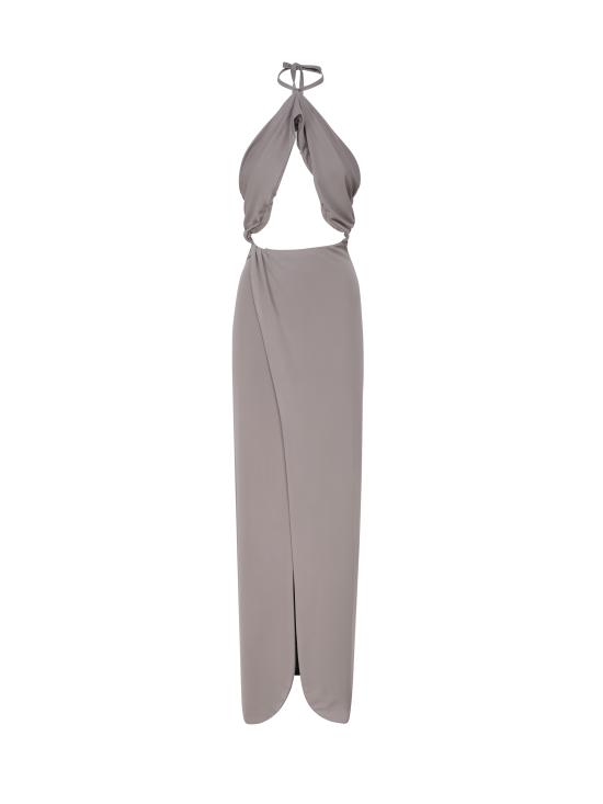 25FW 더 아키비아 미디 원피스 ABITO NORI TAUPE