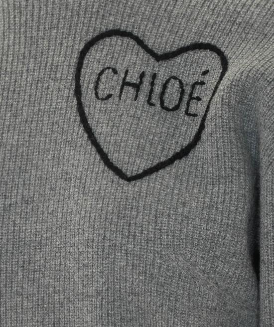 26FW 끌로에 스웨터 CH26AMP41710 012 Grey - CHLOE