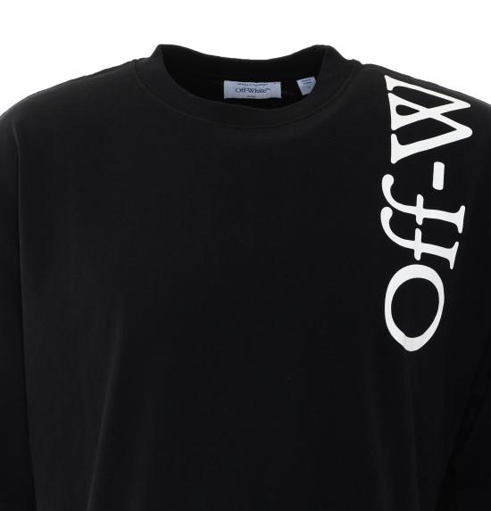 26FW 오프화이트 반팔 티셔츠 OMAA120F26JER010 001 Black - OFF WHITE