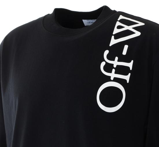 26FW 오프화이트 반팔 티셔츠 OMAA120F26JER010 001 Black - OFF WHITE