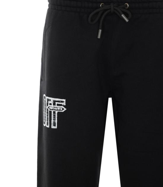 26FW 오프화이트 스트레이트 팬츠 OMCH057F26FLE003 001 Black - OFF WHITE