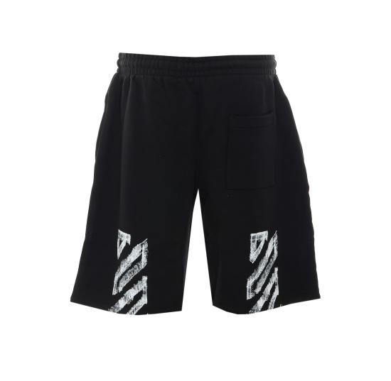 26FW 오프화이트 숏팬츠 OMCI013F26FLE005 001 Black - OFF WHITE