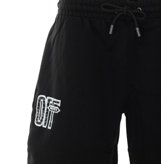 26FW 오프화이트 숏팬츠 OMCI013F26FLE005 001 Black - OFF WHITE