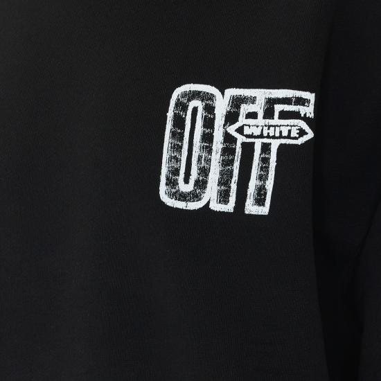 26FW 오프화이트 긴팔 티셔츠 OMBB085F26FLE00L 001 Black - OFF WHITE