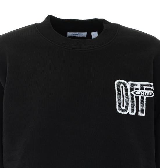 26FW 오프화이트 긴팔 티셔츠 OMBB085F26FLE00L 001 Black - OFF WHITE