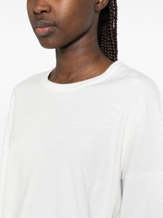 26FW 더로우 Floris 코튼 티셔츠 10806 K732WHT WHITE - THE ROW