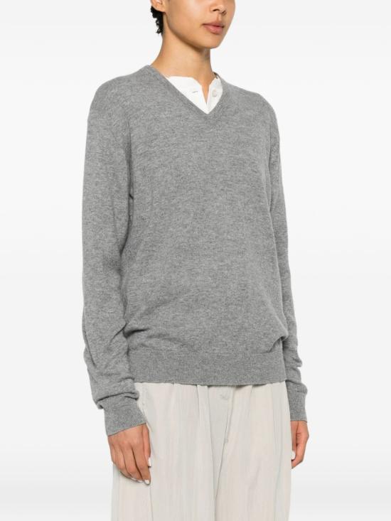 26FW 더로우 Nian 캐시미어 스웨터 10682 Y986GRY GREY - THE ROW