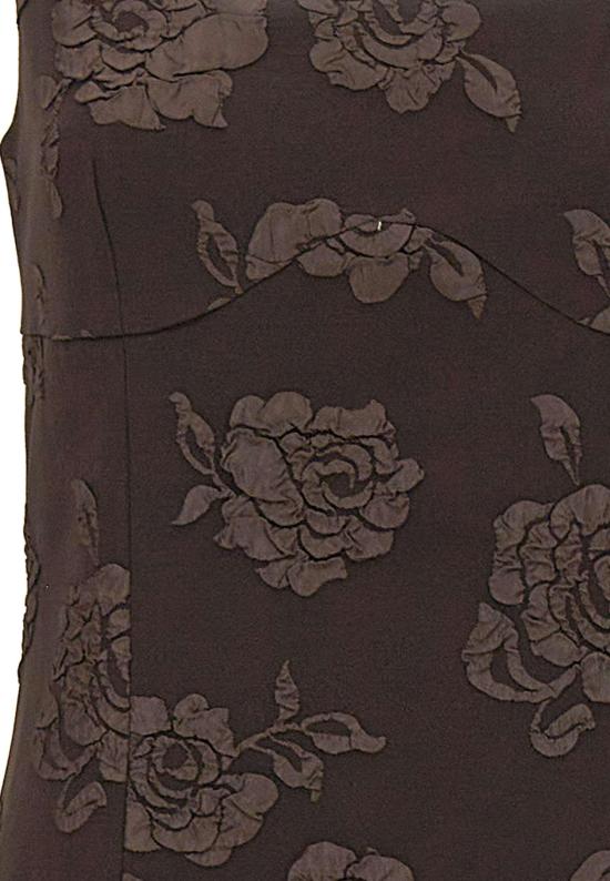 26FW 로테이트 미디 원피스 1162581667 BROWN - ROTATE