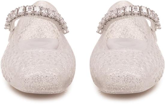 26FW 지미추 플랫 슈즈 J000176685CLEARSILVER WHITE - JIMMY CHOO
