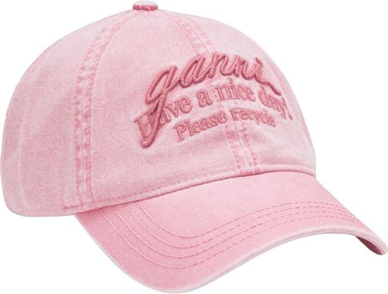 26FW 가니 모자 GANNIB3020232478WASHEDCOTTONCAPCAPSPINK