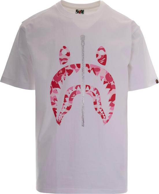 26SS 베이프 탑 001TEM301007MWHXPK WHITE
