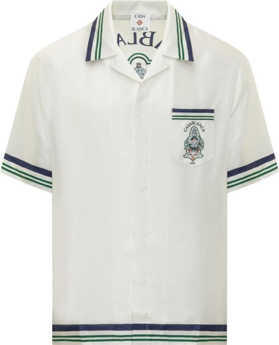 26FW 카사블랑카 셔츠 MPF26SH00301 WHITE