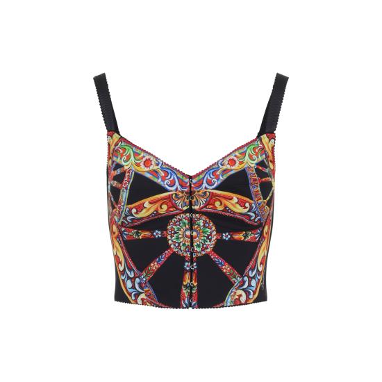 26FW 돌체앤가바나 블라우스 F7BT4T GDDTA HH6CL RUOTE CARRETTO FLD - DOLCE & GABBANA