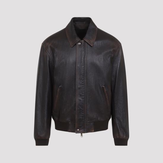 26FW 프라다 가죽 자켓 UPW622SOOO 16IL F0003 MORO - PRADA