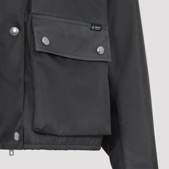 26FW 프라다 봄버 자켓 29C362SOOO 19YE F0112 PIOMBO - PRADA