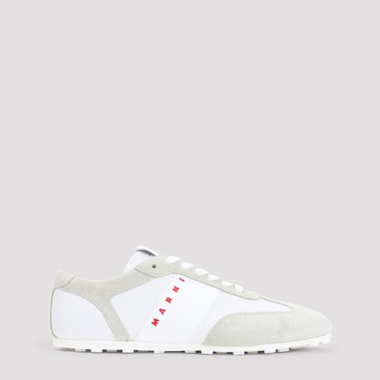 26FW 마르니 스니커즈 SNZW020400 P1802 ZO437 LILY WHITE LIGHT GREY