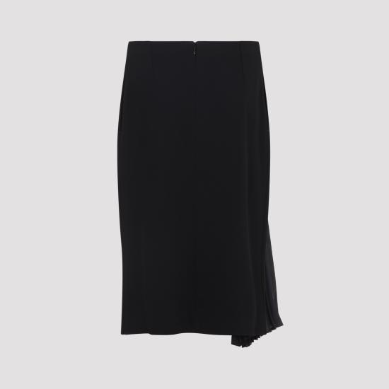 26FW 질샌더 미디 스커트 J02MA0402 J40356 001 BLACK - JIL SANDER