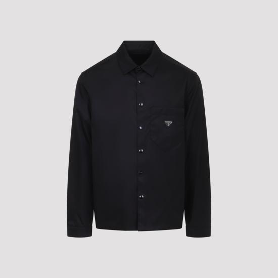 26FW 프라다 긴팔 셔츠 SC514SOOO 1WQ8 F0002 NERO - PRADA
