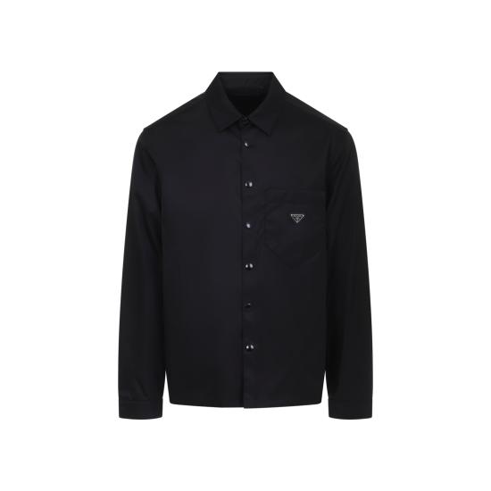 26FW 프라다 긴팔 셔츠 SC514SOOO 1WQ8 F0002 NERO - PRADA