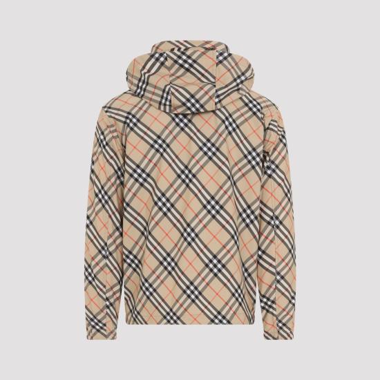 26FW 버버리 체크 나일론 바람막이 자켓 8121319 B9368 SAND IP CHECK - BURBERRY