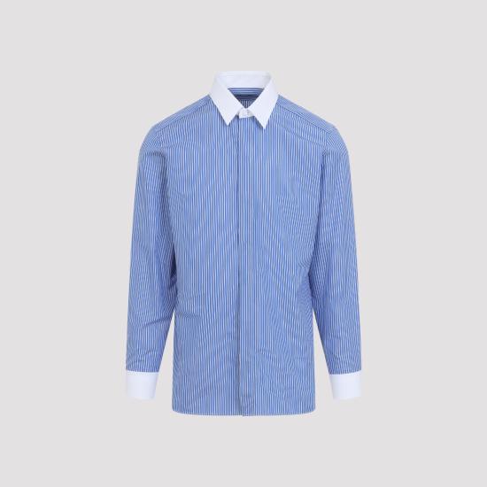 26FW 톰포드 긴팔 셔츠 HLBA02 C0037 UWA COMBO BLUE WHITE - TOMFORD
