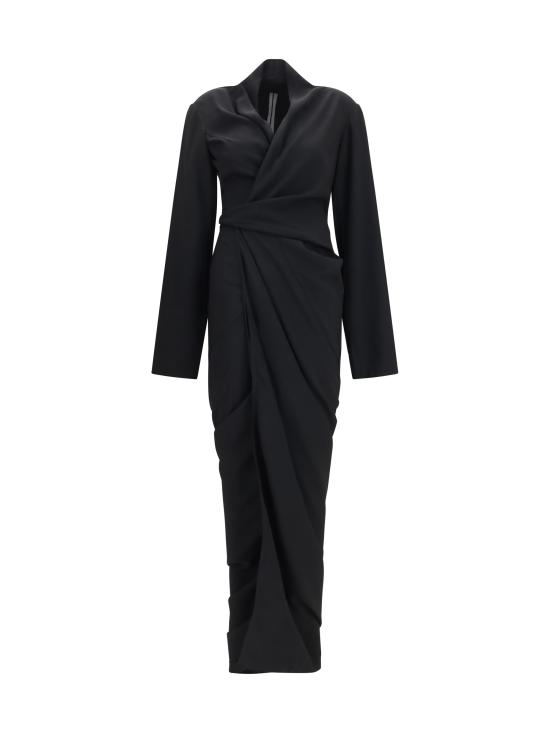 26FW 릭 오웬스 롱 원피스 RP02F5501HY 09 BLACK