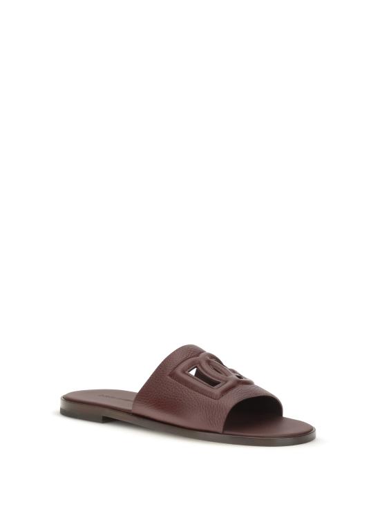 26FW 돌체앤가바나 뮬/슬리퍼 A80397A8N82 80308 BROWN - DOLCE & GABBANA