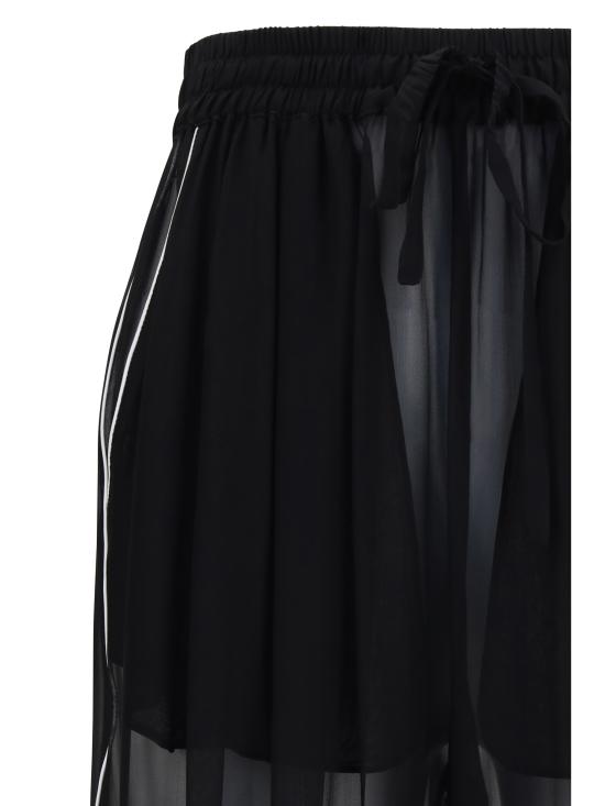26SS 돌체앤가바나 팔라초 팬츠 FTDJETFU1AT N0000 BLACK - DOLCE & GABBANA