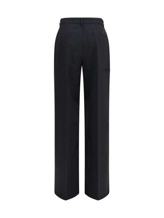 26FW 릭 오웬스 스트레이트 팬츠 RP02F5317ZL 09 BLACK - RICK OWENS