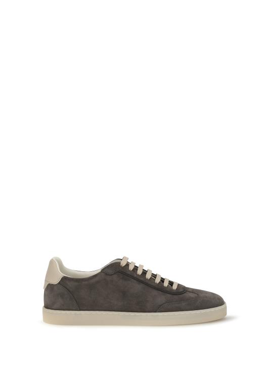26FW 브루넬로 쿠치넬리 스웨이드 스니커즈 MZUMGLJ336 CNL42 GREY