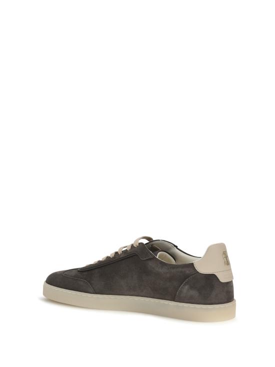 26FW 브루넬로 쿠치넬리 스웨이드 스니커즈 MZUMGLJ336 CNL42 GREY - BRUNELLO CUCINELLI