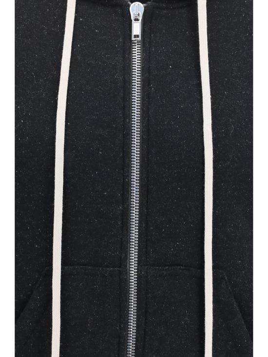 26FW 릭 오웬스 후드 티셔츠 RU02F4284WFE 09 BLACK - RICK OWENS