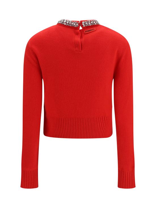 26FW 핑코 스웨터 107274A3GI R29 RED - PINKO