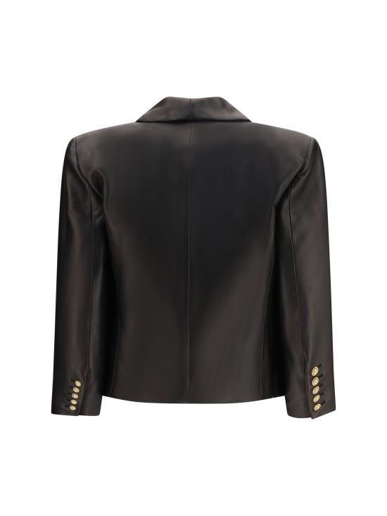 26FW 발망 자켓 HF1SC306LE35 0PA BLACK - BALMAIN