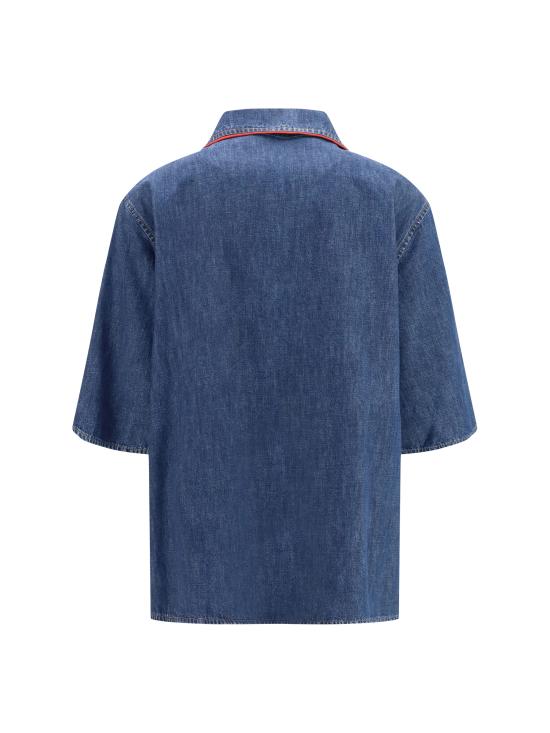 26FW 발렌티노 가라바니 데님 셔츠 9B3DB03R9YA 528 BLUE - VALENTINO GARAVANI