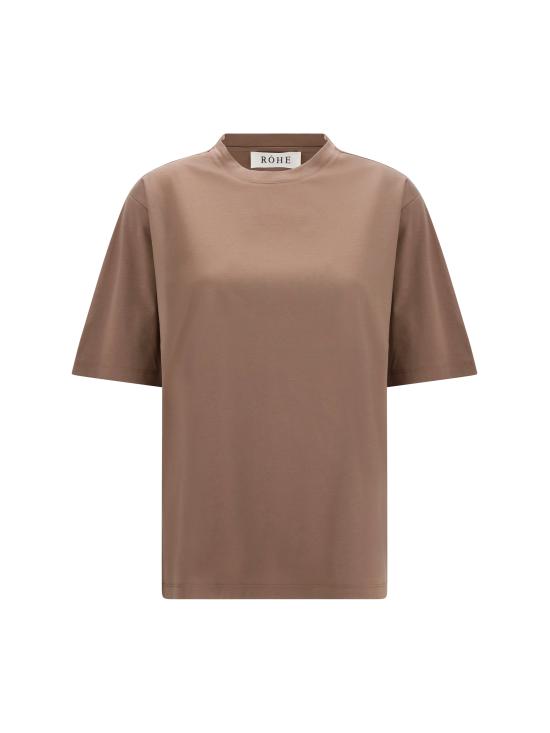 26FW 로에 반팔 티셔츠 41920201 243 BROWN