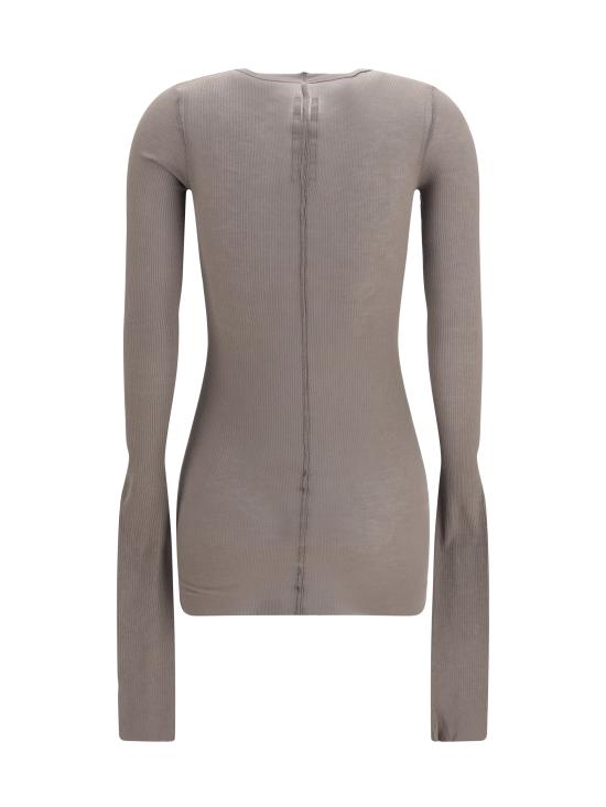26FW 릭 오웬스 긴팔 티셔츠 RP02F5202RC 34 GREY - RICK OWENS