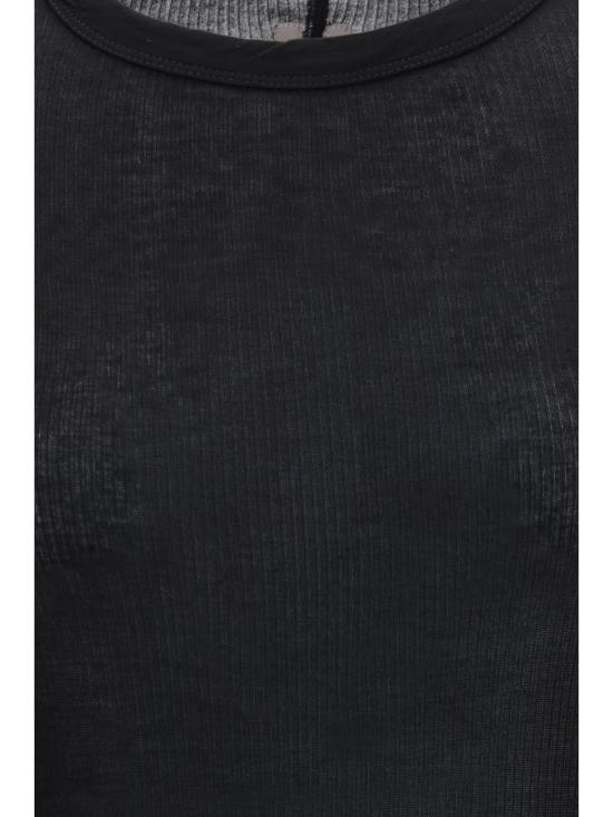 26FW 릭 오웬스 긴팔 티셔츠 RP02F5202RC 09 BLACK - RICK OWENS