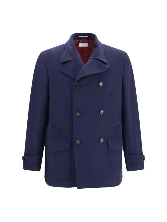 26FW 브루넬로 쿠치넬리 코트 MV4677029 CCF64 BLUE