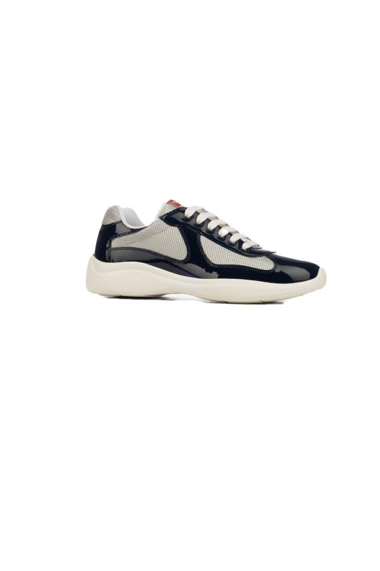 26FW 프라다 아메리카 컵 가죽 레더 로우탑 스니커즈 4E3400FG000ASZ F0FJT ROYAL - PRADA